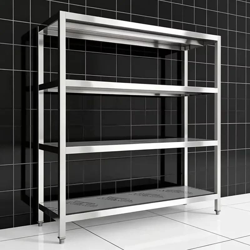Commercial Stainless Steel Shelving Units Kitchen Retail Display Stands Hotel Restaurant Supplies