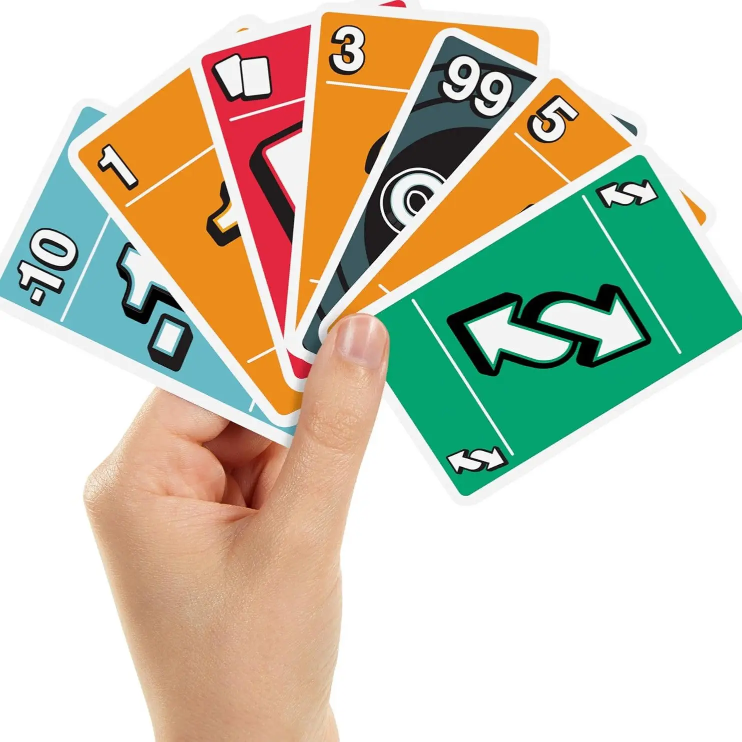 การ์ดเกม UNOCards ONO 99 ชุด All Wilds DOS Phrase 10 Flex Family Dormitories Student Outdoor Tabletop Games สำหรับเล่นบนโต๊ะ