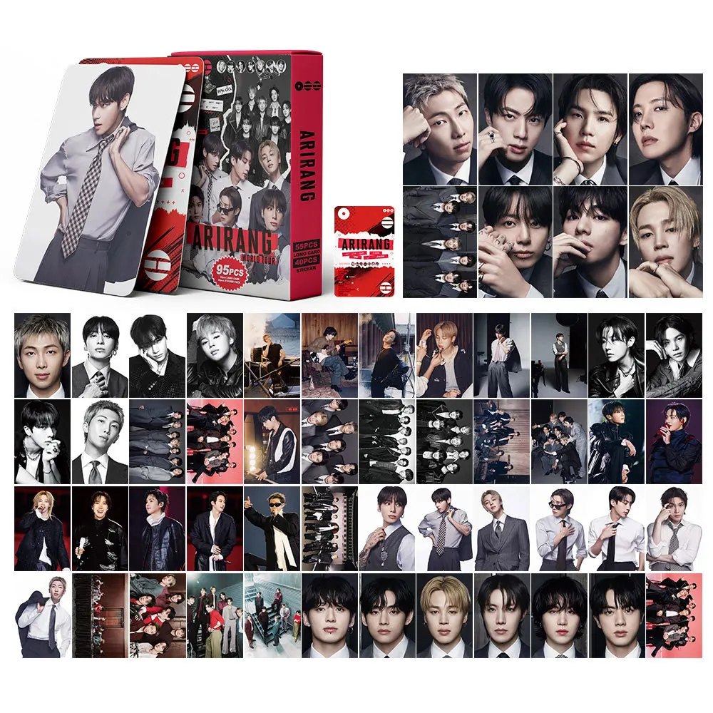 95PCS Single ALbum Mini LOMO Card Photocards HD Fans Collection Cards Decorative Present Gifts image 2