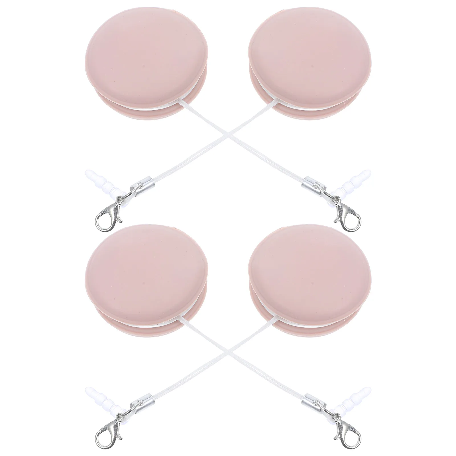 

4pcs Macaron Shape Screen Cleaner Wipes For Phones Computers Lenses Reusable Cleaning Cloth With Lanyard Lightweight Portable