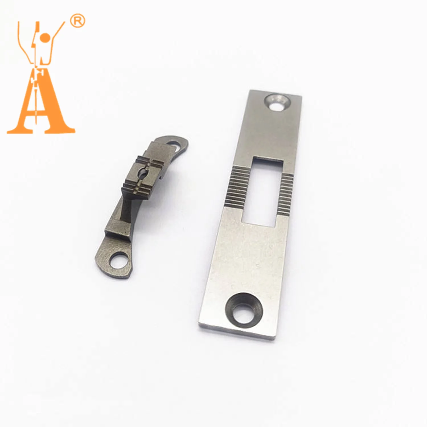 Industrial Sewing Machine Parts 107-01704 Needle Plate/Fed Dog for LU-1509N/LU-2210N/LU-2216N Machines