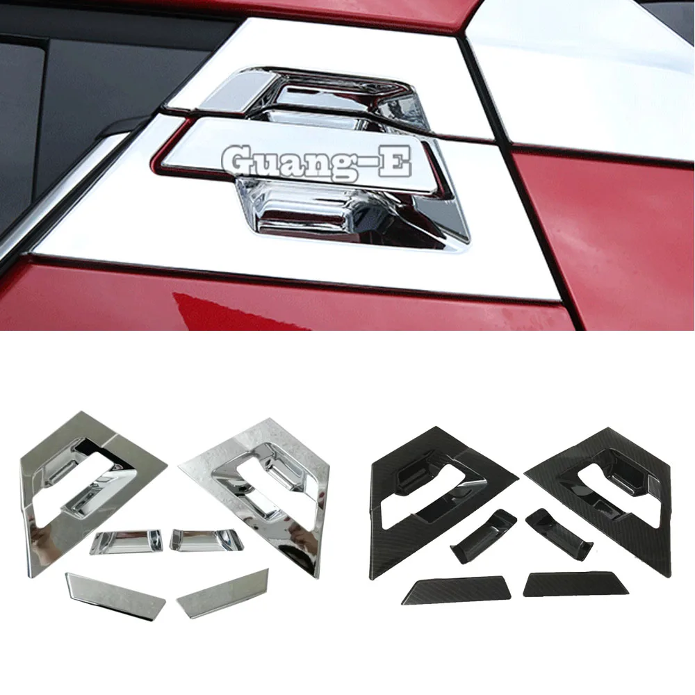 For Toyota C-HR CHR 2017 2018 2019 2020 2021 Car Sticker Styling Detector Panel Lamp Trim Abs Chrome Rear Door Handle+Bowl 6pcs