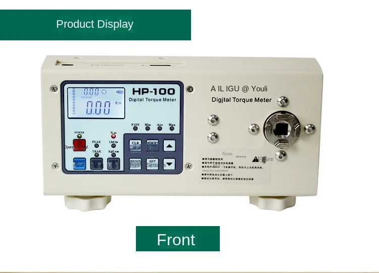 Digitales Drehmomentmessgerät HP-100 Schraubenschlüssel Messen/Tester AC100-240V Digitales Drehmomentmessgerät HP-100 Schraubenschlüssel Messen/Tester AC100-240V