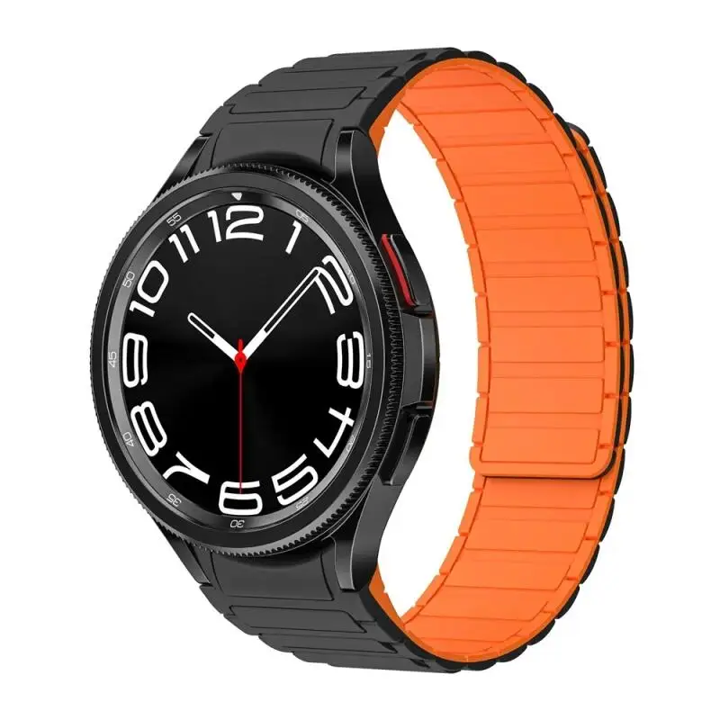 Keine Lücken 20 mm Silikon-Magnetband für Samsung-Uhr Galaxy 7 6 5 4 44/40 mm 6Classic 43 mm 47 mm 42/46 mm Armband 5Pro 45 mm Armband – Detail 13