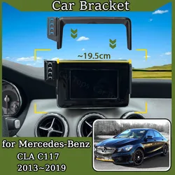 Car Mount for Mercedes-Benz CLA C117 2013~2019 Magnetic MagSafe Screen Mobile Phone Holder GPS Bracket Gravity Stand Accessories