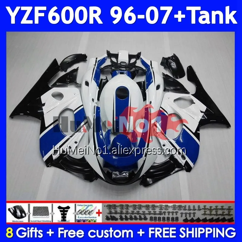 OEM Thundercat For YAMAHA YZF 600R YZF-600R 352No.121 blue white YZF600R 96 97 98 99 00 01 2002 2003 2004 2005 2006 2007 Fairing