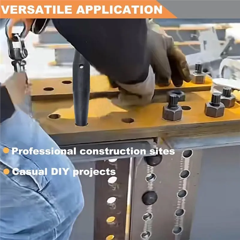 

Инструмент для работы с металлом Bull Pin из термообработанной стали с черным покрытием и отверстием для крепления, 1-5/16 дюйма x 10 дюймов, A78U