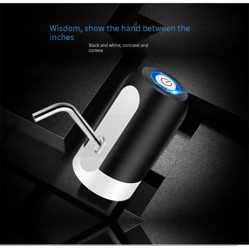 زجاجة توزيع مياه كهربائية لاسلكية معبأة في زجاجات، قابلة لإعادة الشحن عبر USB