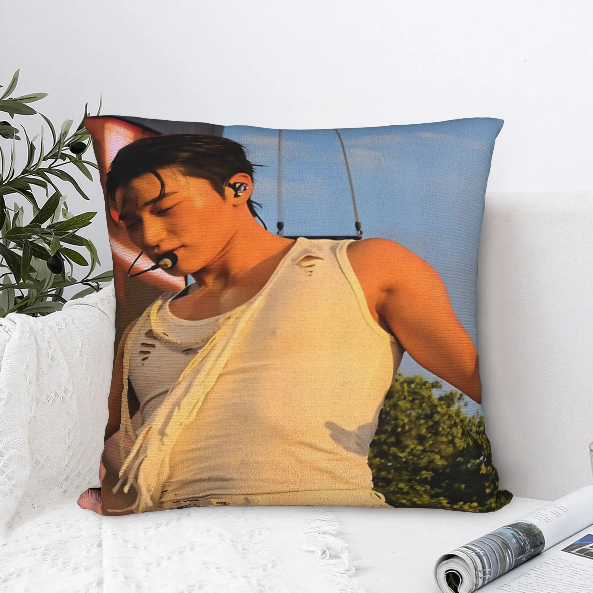 Stylish Home Choi San A-Ateez-Z bad 2026 Decor Pillowcase Accessories  Pillow Cover Square Multi-Size
