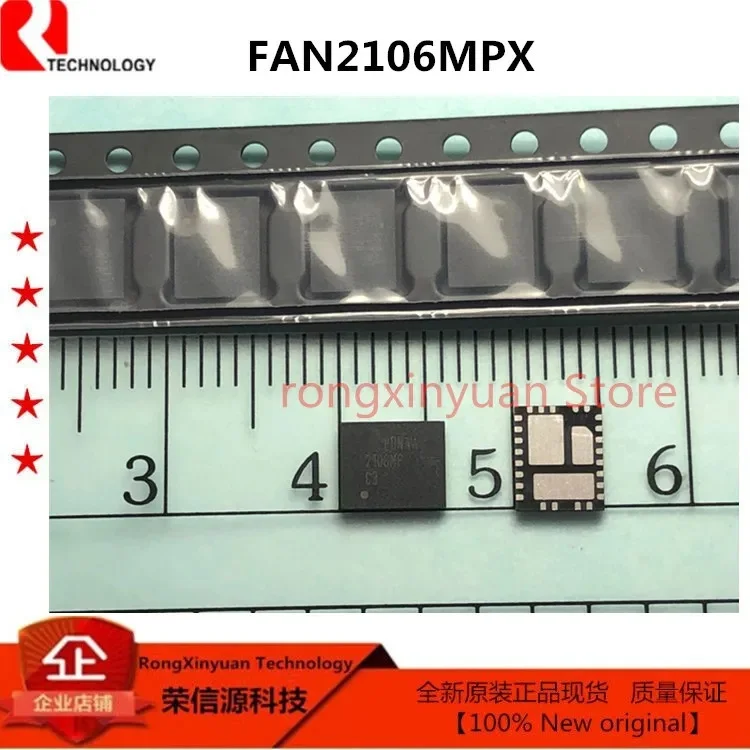 FAN2106MPX  Marking: 2106MP FAN2106MP  FAN2106 TinyBuck™ 6A, 24V Input, Integrated Synchronous Buck Regulator  100% new original