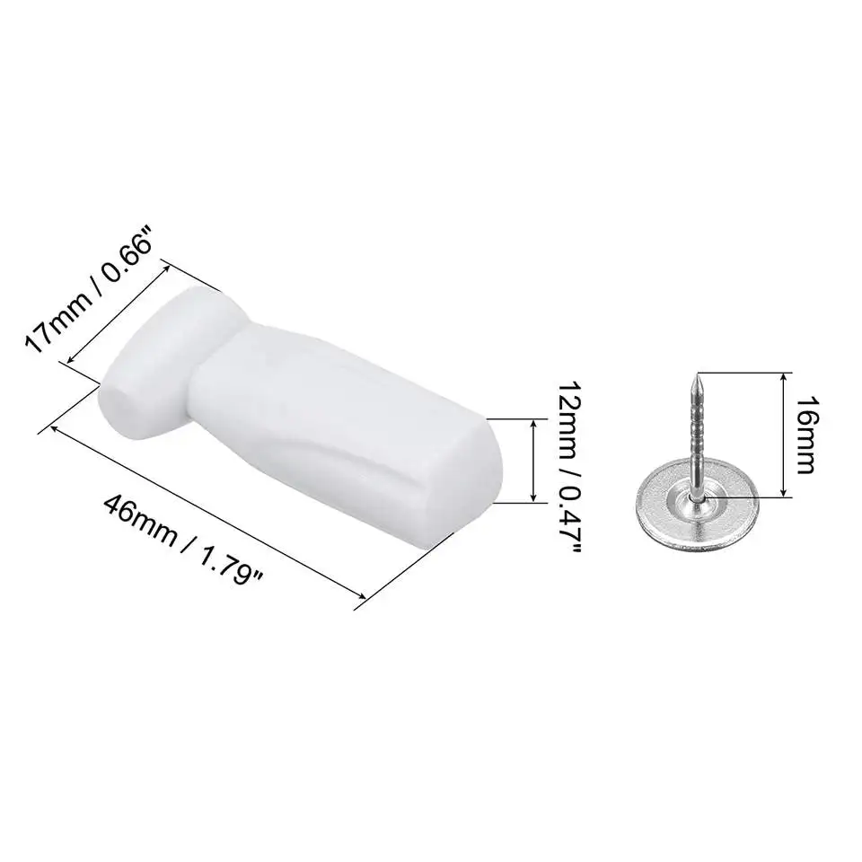 200PCS Clothing Security Anti Theft AM 58KHz Eas Tag Tamperproof Tag Alarm System