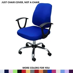 Stretch Computer Split Chair Cover Universal Anti-dust Armchair Cover Removable Seat Protector Back Cover+Seat Cover Coprisedile