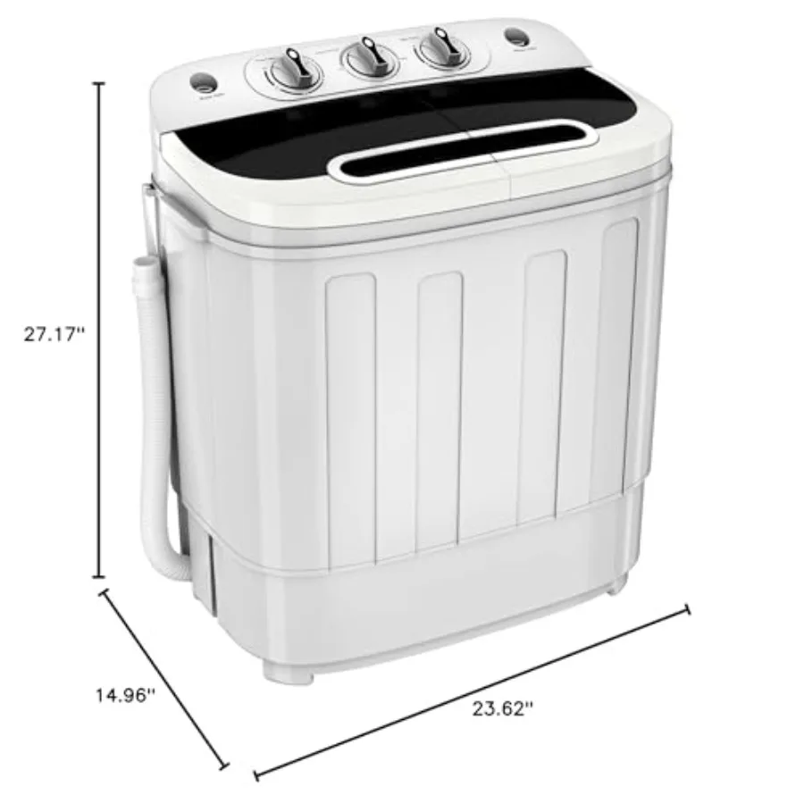 غسالة الملابس المحمولة غسالة صغيرة بحوض مزدوج سعة 13 رطل مع مجفف دوار غسالة مجفف مدمجة كومبو Li #3