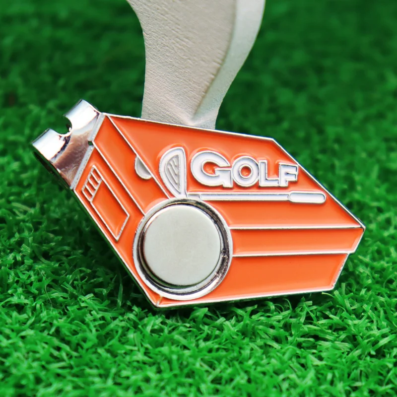 Ideas To DIY Cap New Golf Accessory Metal Magnetic Hat Clip Painted Decorative Badge Marker