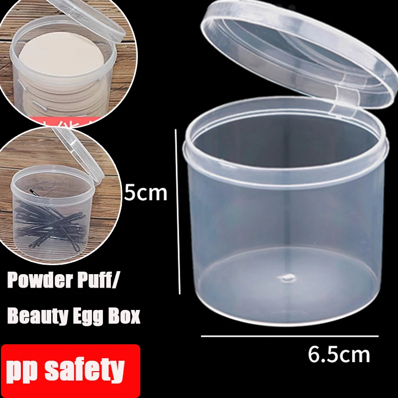 Poeder Puff Beauty Ei Opbergdoos Veilig Pp Materiaal Transparante Multifunctionele Cosmetische Opbergdoos Waterdichte Stofdichte Doos