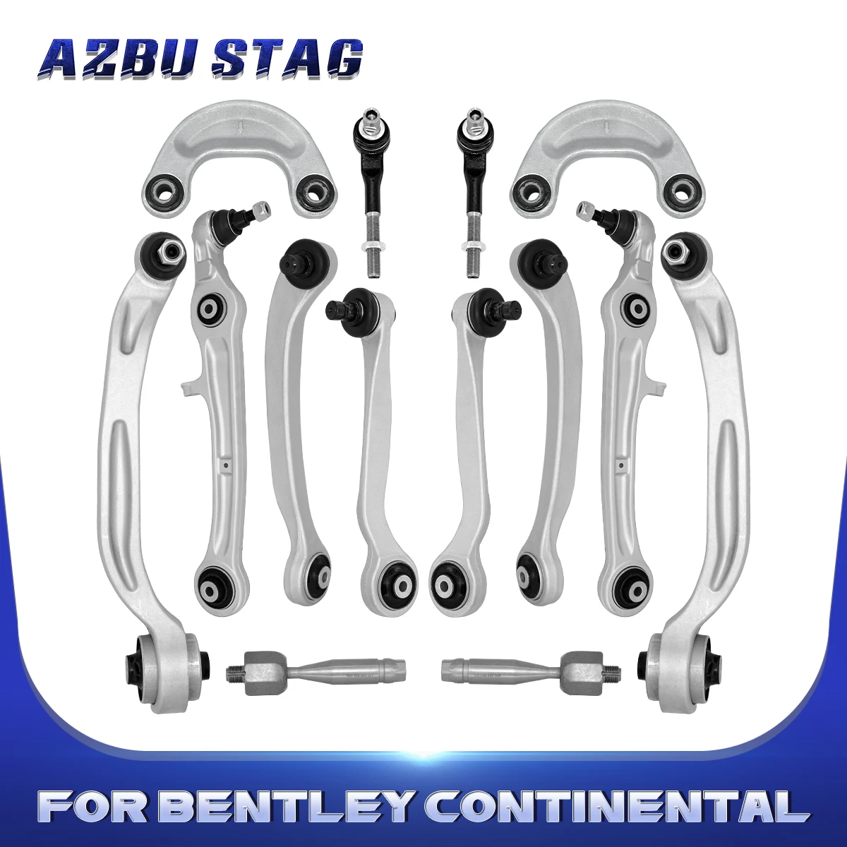 AzbuStag-Kit de suspensión de brazo de Control, 14 piezas, para Bentley Continental Flying Spur 2004, 2005, 2006-2018