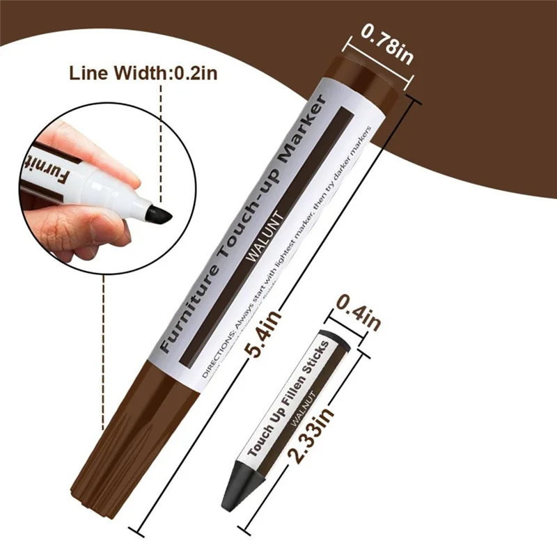 

【FAVORITE!】Wax Sticks For Wooden Furniture Floor Scratch Repair Marks For Stains, Scratches, Wood Floors, Tables, Desks, Carpent
