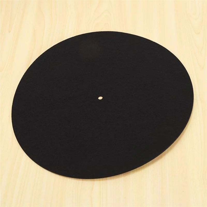 10 pièces Ultra-mince antistatique Lp vinyle platine tocadiste tapis pour phonographes plat doux tapis enregistrement Slipmat tapis