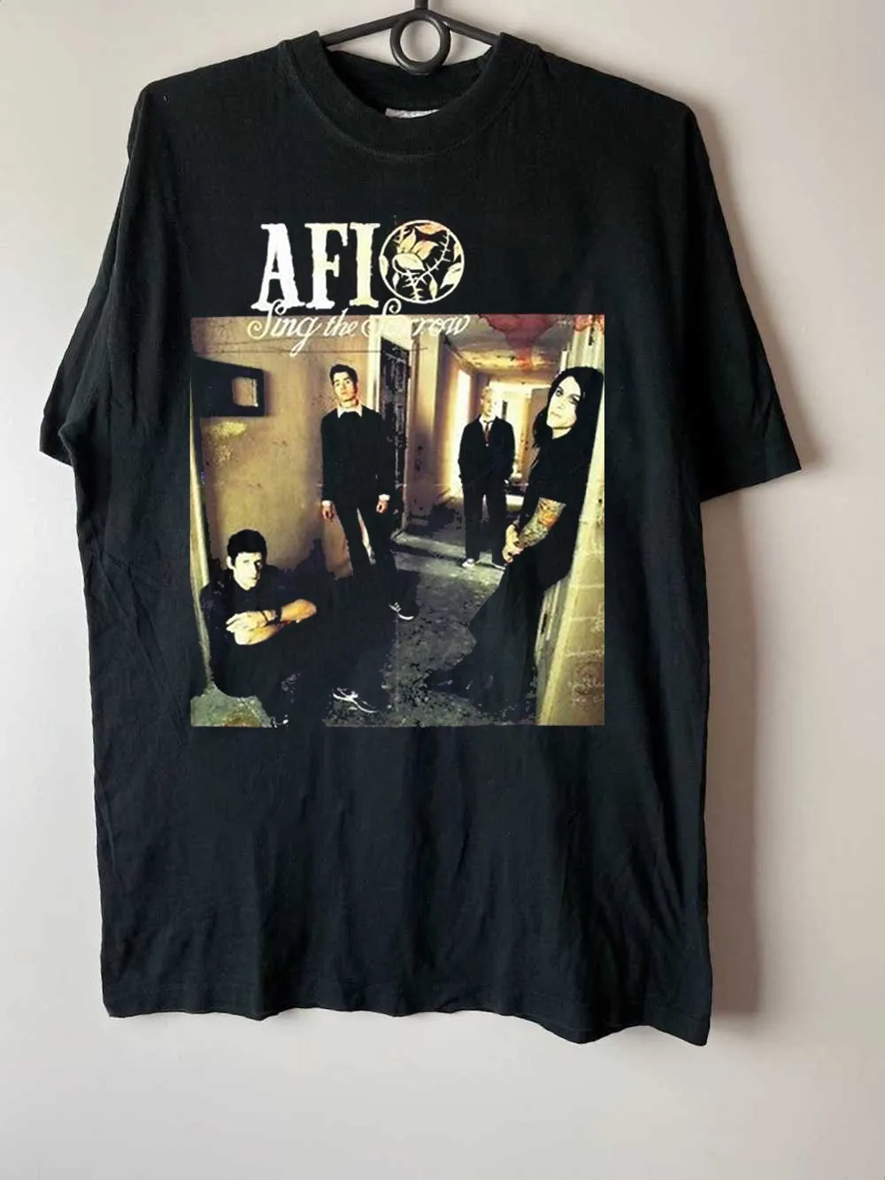 AFI Band Sing The Sorrow Group T-shirt en coton à manches courtes MC265
