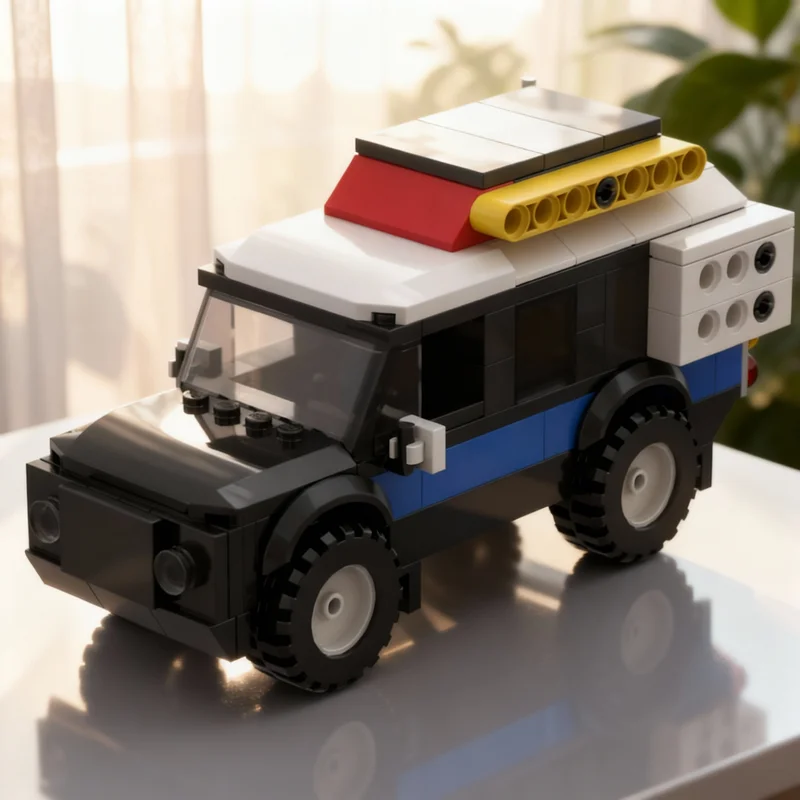 157pcs MOC Landed Rovers Defenders 6 Wide City Off-Road Model Building Blocks Christmas Gift Collection Education Brick Craft