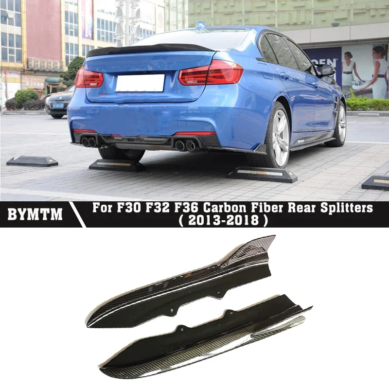 

OTD-Style Carbon fiber Rear Splitters Bumper Side skirt Spoiler for BMW 3 Series F30 M-TECH M-Sport