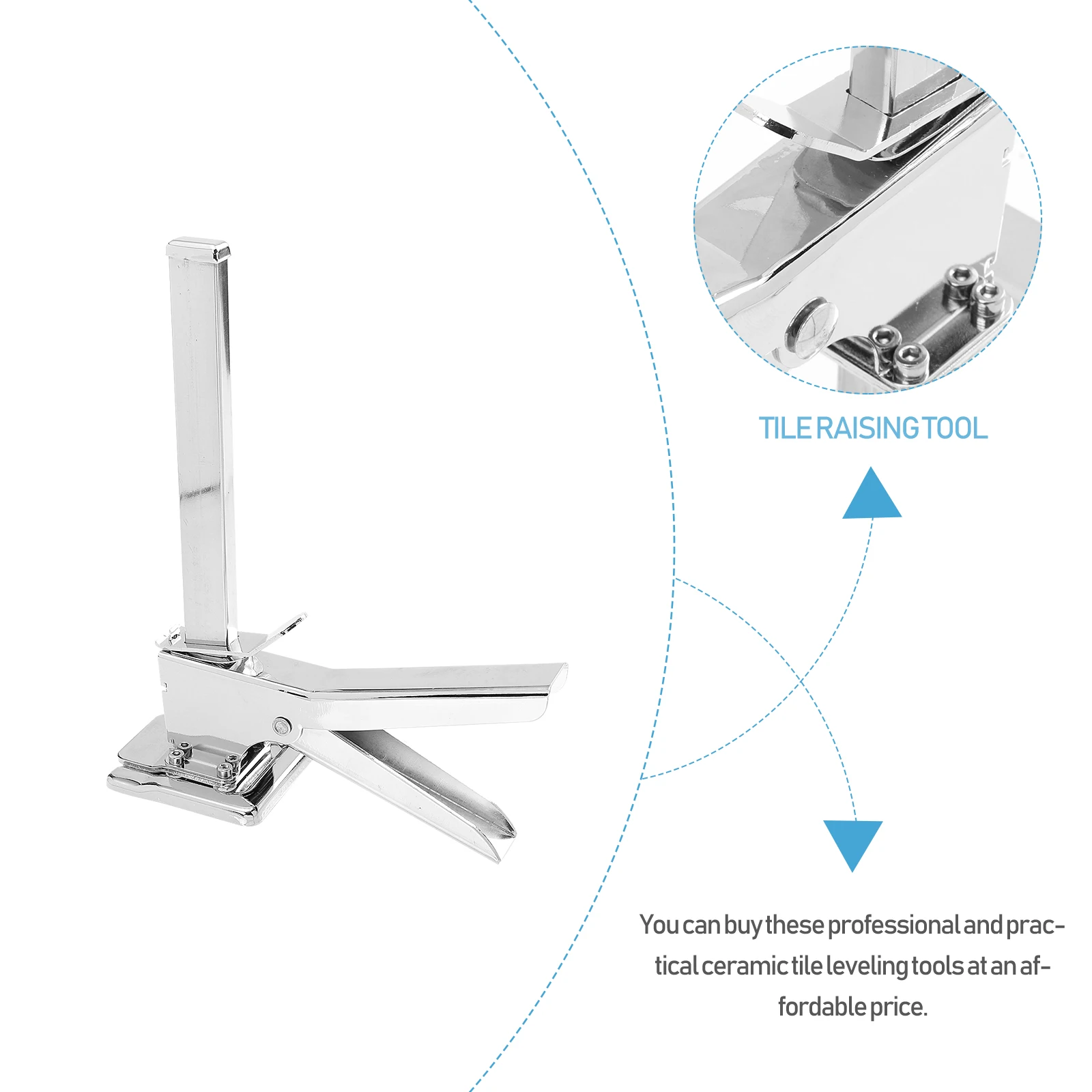 

Wall Leveler Stainless Steel Floor Tile Leveling Locator Durable Tiling Tool For Ceramic Tile Positioning Leveling Kit