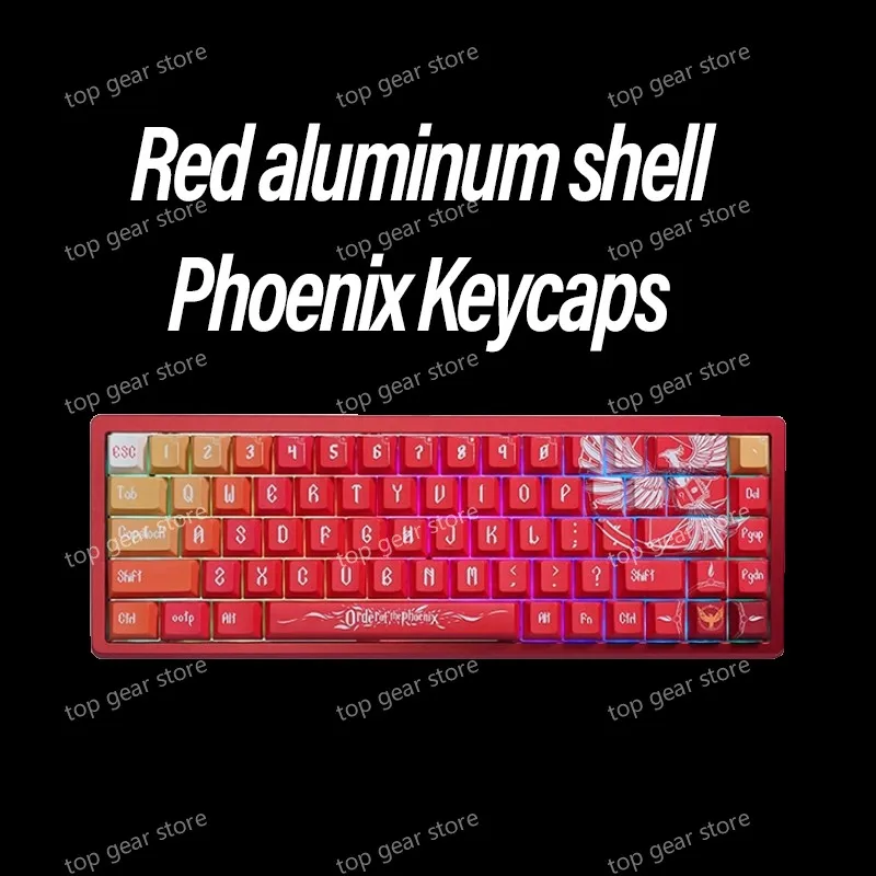 Everglide AE68 Pro Gamingtoetsenbord 8000 Hz Polling Rate Hoge prestaties 0,001 mm Snelle trigger ADC Direct Link Dubbele RGB-lamp