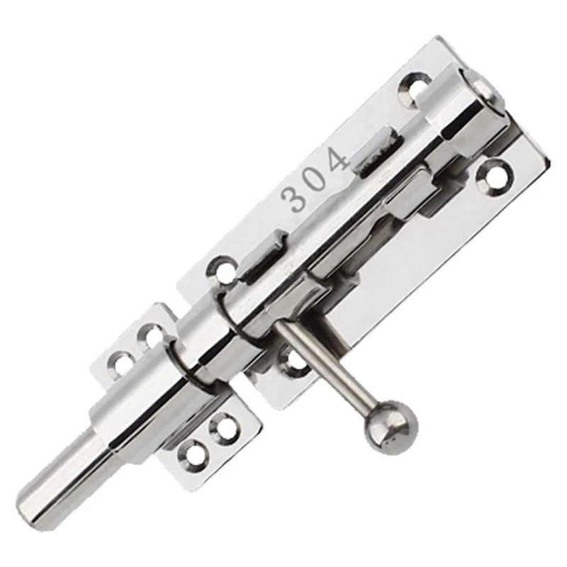 Slide Bolt Gate Latch Barrel Bolt Latch Heavy Duty Door Security Lock Thickened Door Latches Hardware 6Inch for Barn Etc-AB09