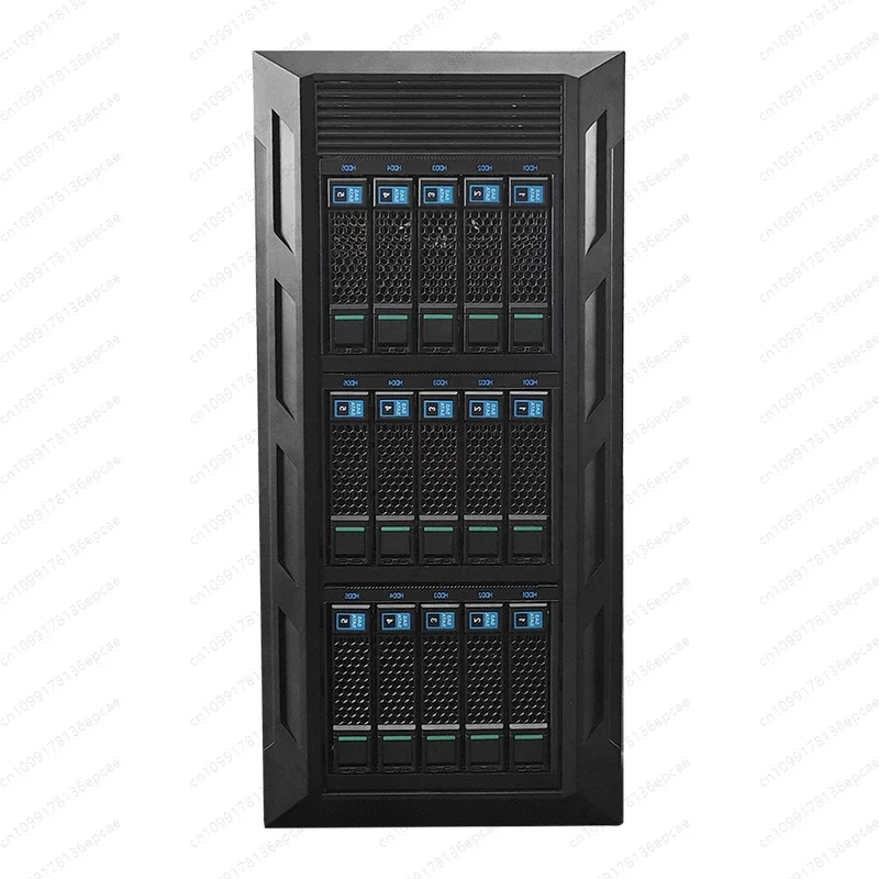 15-Disk tower chassis Hot-swappable hard disk Multi-optical drive EATX Dual main board NAS server Desktop host