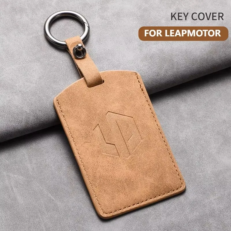 ل LEAPMOTOR C10 C16 C11 B01 حافظة مفاتيح السيارة الجلدية غطاء حقيبة المفاتيح حامي السيارات Aton مفتاح حامل قذيفة اكسسوارات الديكور