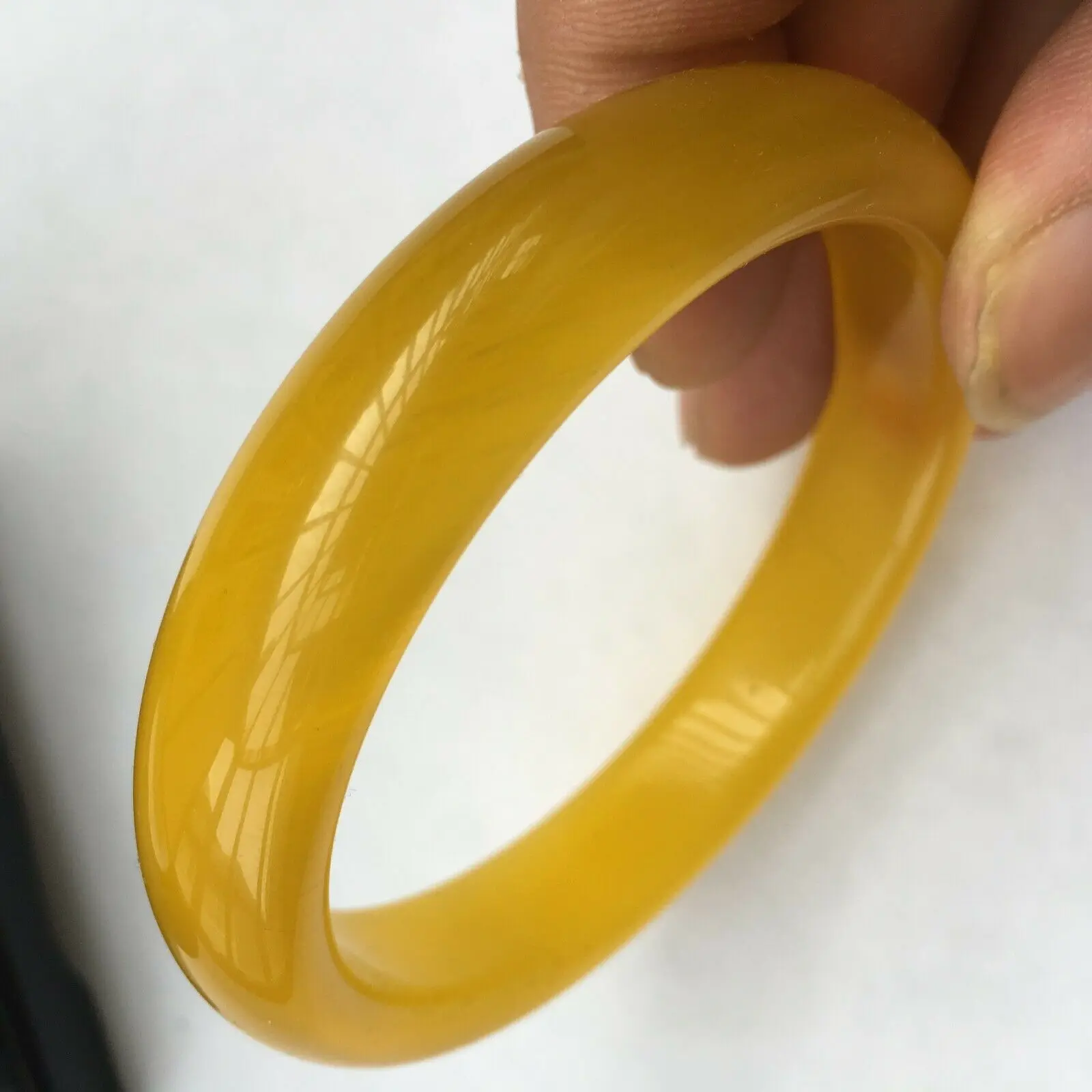 Natural Jadeite Color Hand Carved Round Jade Bracelet Fashion Jewelry Women's Jade Bracelet Women Men Charm Bracelets view 3