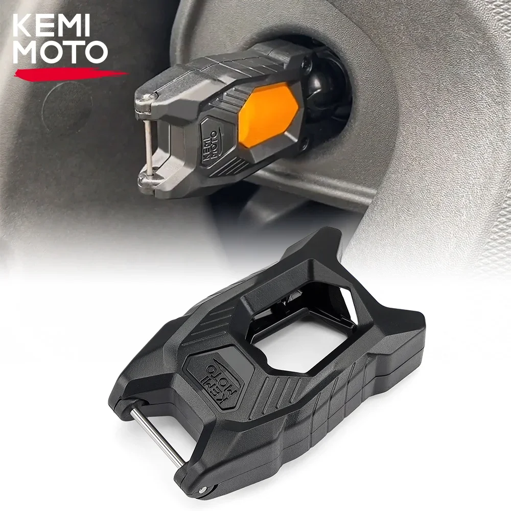 KEMIMOTO อุปกรณ์เสริมสีดํา Key Shell Holder Case On-Road สําหรับ Can-Am Ryker 600 900 Sport Rally สําหรับ Can am Outlander 1000 XMR brp