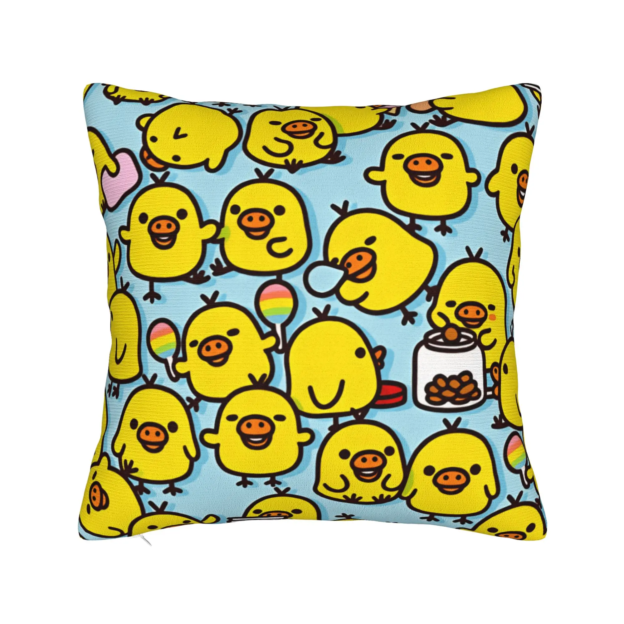 Kiiroitori Seamless Repeat Pattern Pillow Case  Comfy Pillow Cover For Chair Sofa Home Decor Novelty Pillowcases