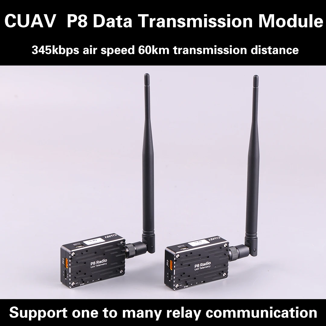 CUAV UAV P8 Radio Telemetry Ultra-Long Data Transmission Ground And Sky Unit Module Set