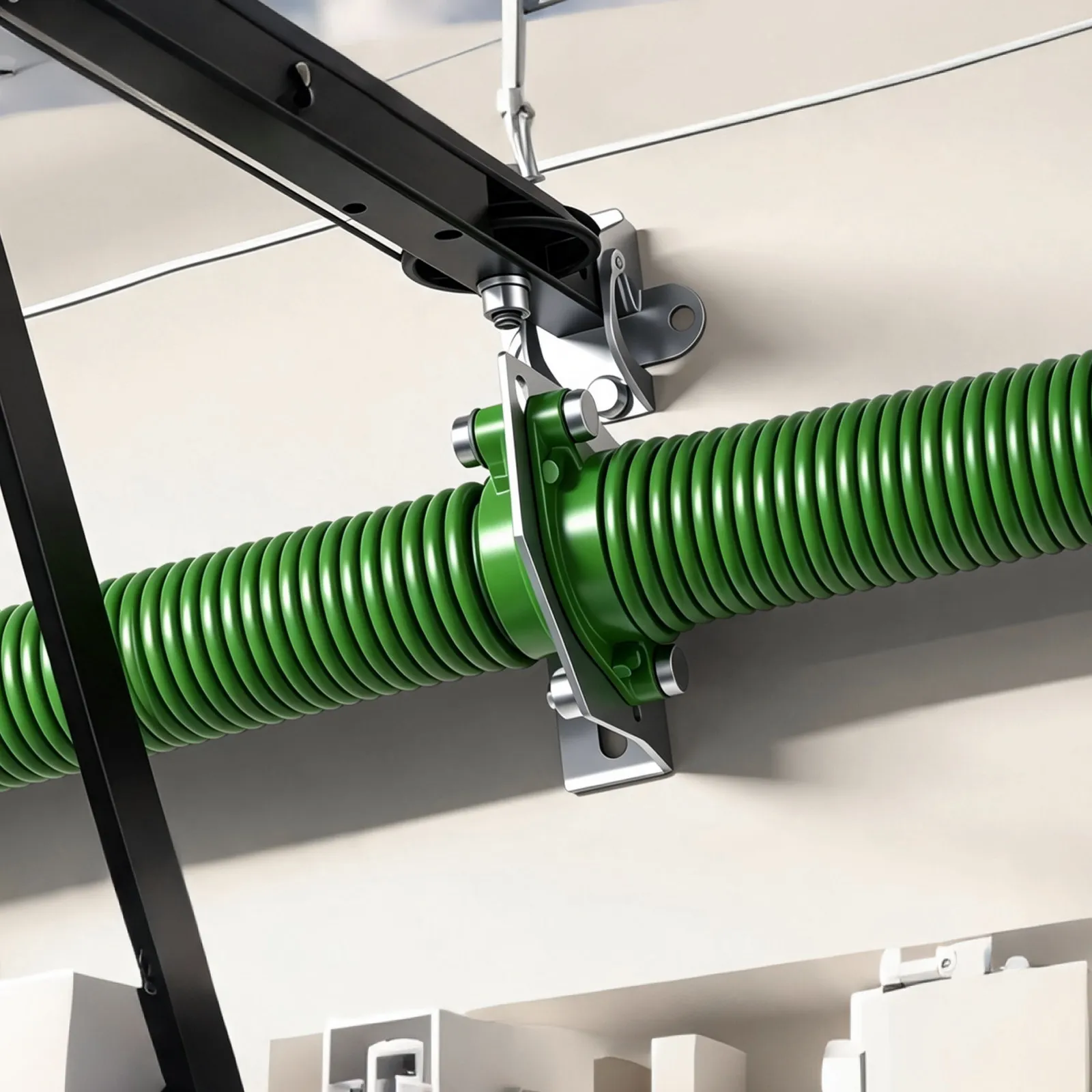 Garage Door Spring Mount Bracket Torsion Spring Center Bracket Heavy Duty Bearing Support for Safe Reliable Door Operation