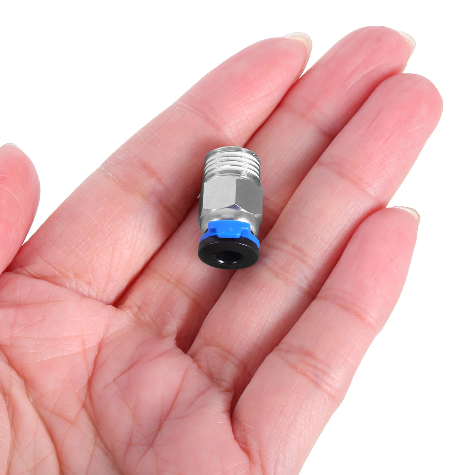 

Pneumatic Quick Connect Fitting M10 Thread Connector 3D Printer Air Hose Coupler Plastic Adapter Straight Push Fittings