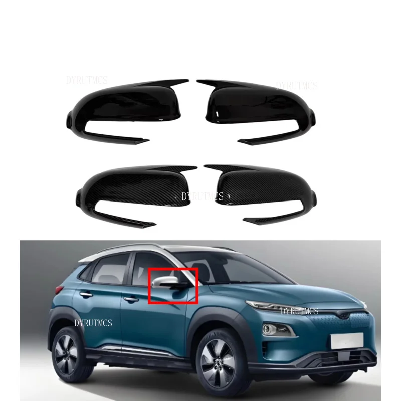 

Car Rearview Side Mirror Cover Fit For Hyundai Kona 2018 2019 2020 2021 2022 2023 Rear View Mirror Cover Trim