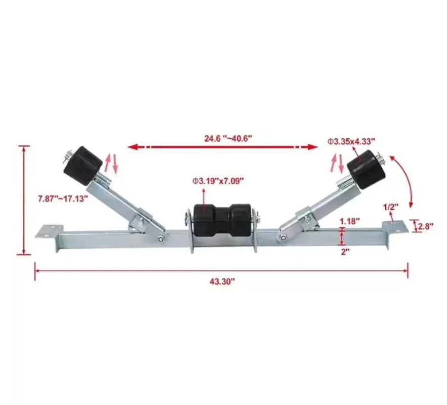 Support Stand for Yacht Jet Ski Marine Transport  Multifunctional Boat Trailer Roller Bracket