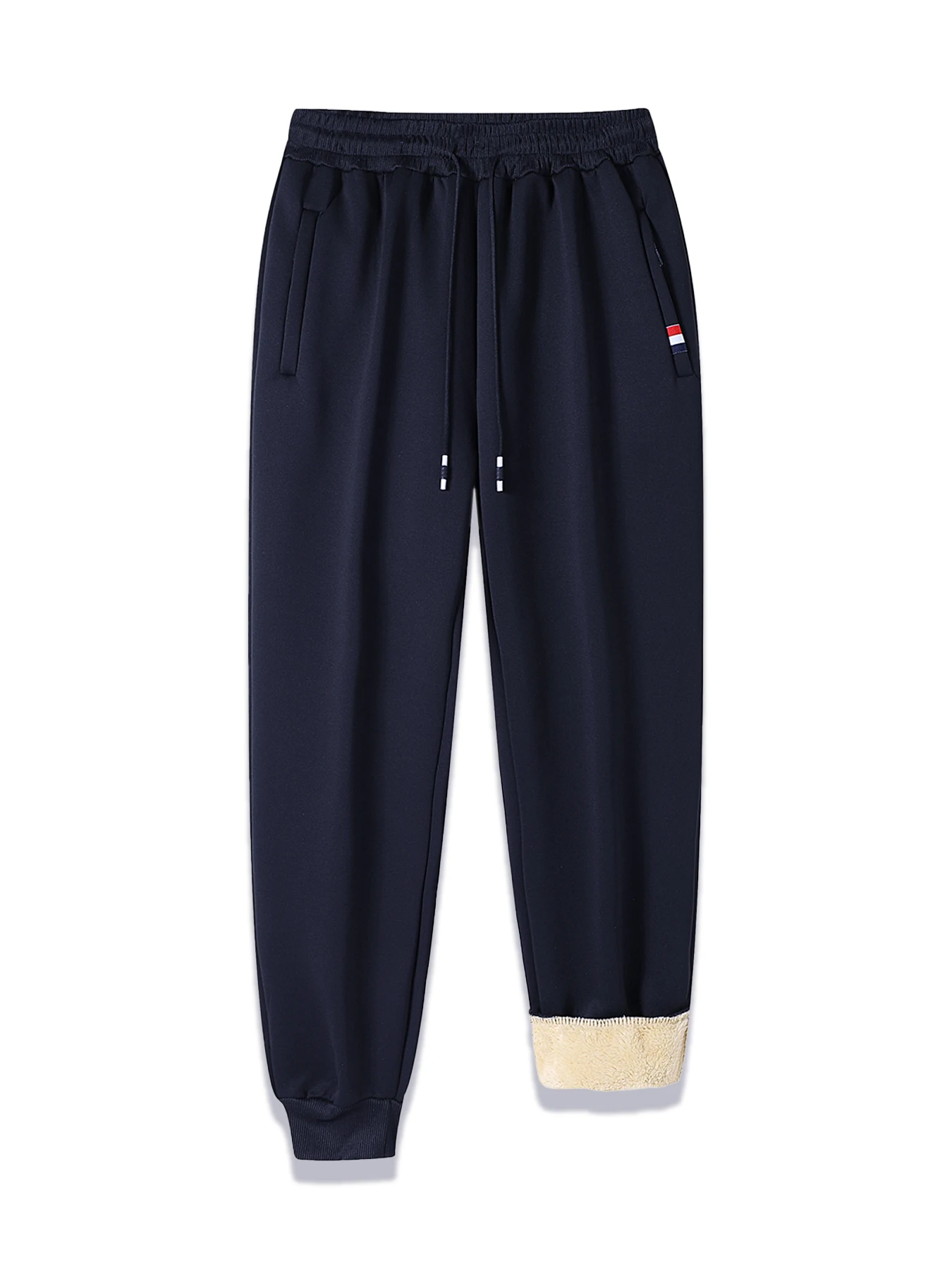 Pantaloni sportivi in pile addensato autunno inverno uomo donna pantaloni casual larghi con coulisse pantaloni sportivi all'aria aperta caldi pantaloni da jogging