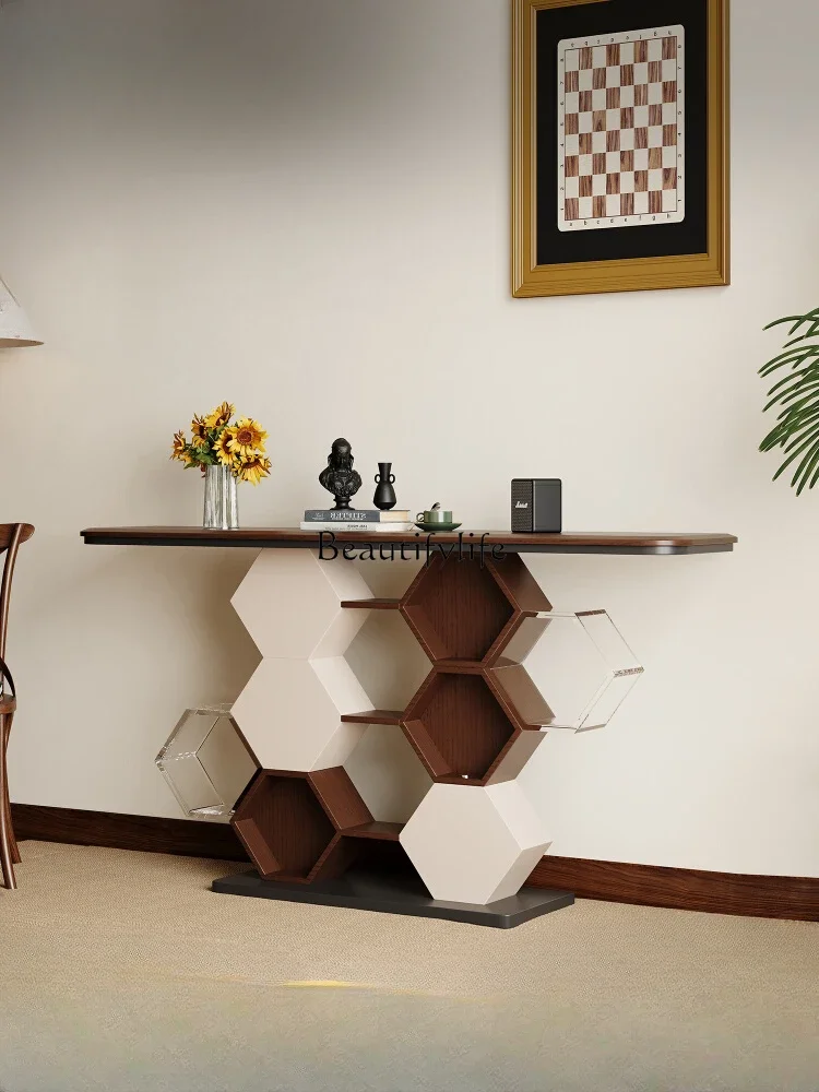 

Декоративный шкаф для прихожей, простой современный стеклянный роскошный высококлассный шкаф-перегородка для гостиной, Новинка