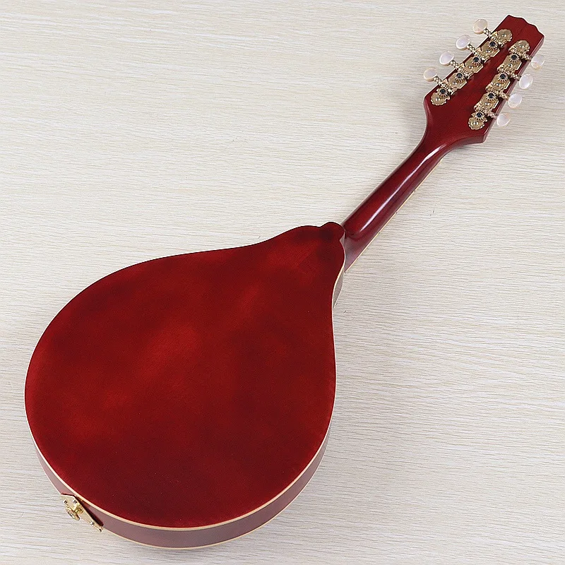 26 Inches 8-string Guitar Traditional Spruce Wood Mandolin Adult Beginners Practice Mandolin Plucking String Musical Instruments