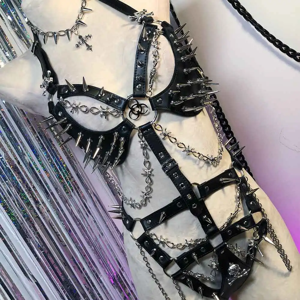 Grunge Goth Punk Rock anni '90 2025 E-Girls Emo Eco Fatto a mano Y2K Halter Canotta TOP FAI DA TE Kawaii Gotico Serbatoi Club Wear Harajuku