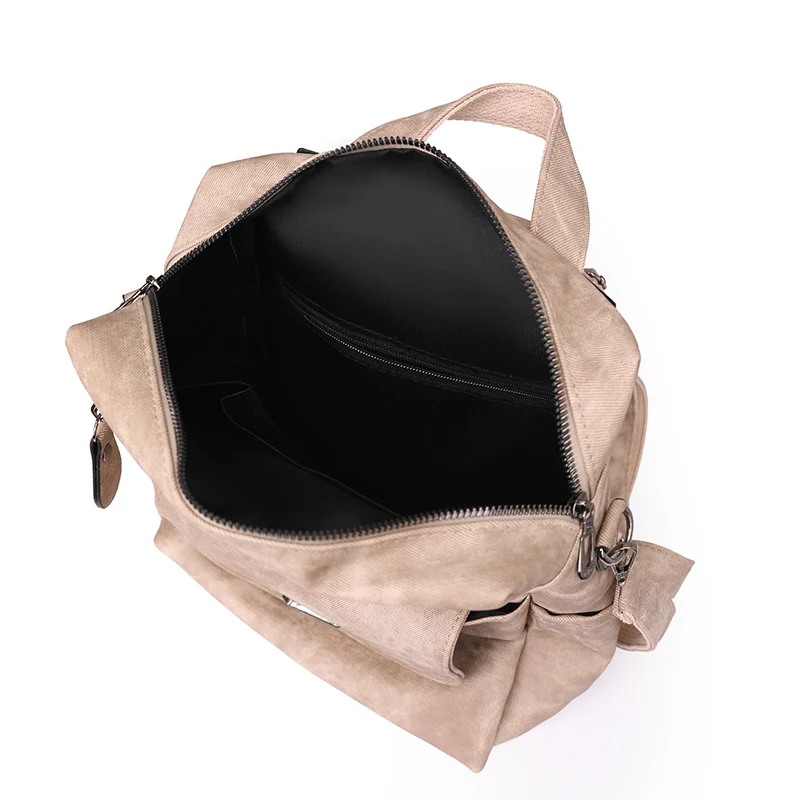 Borsa da donna moda donna zaino in nylon zaino da scuola retrò zaino per ragazze zaino Vintage Bagpack borsa da viaggio semplice