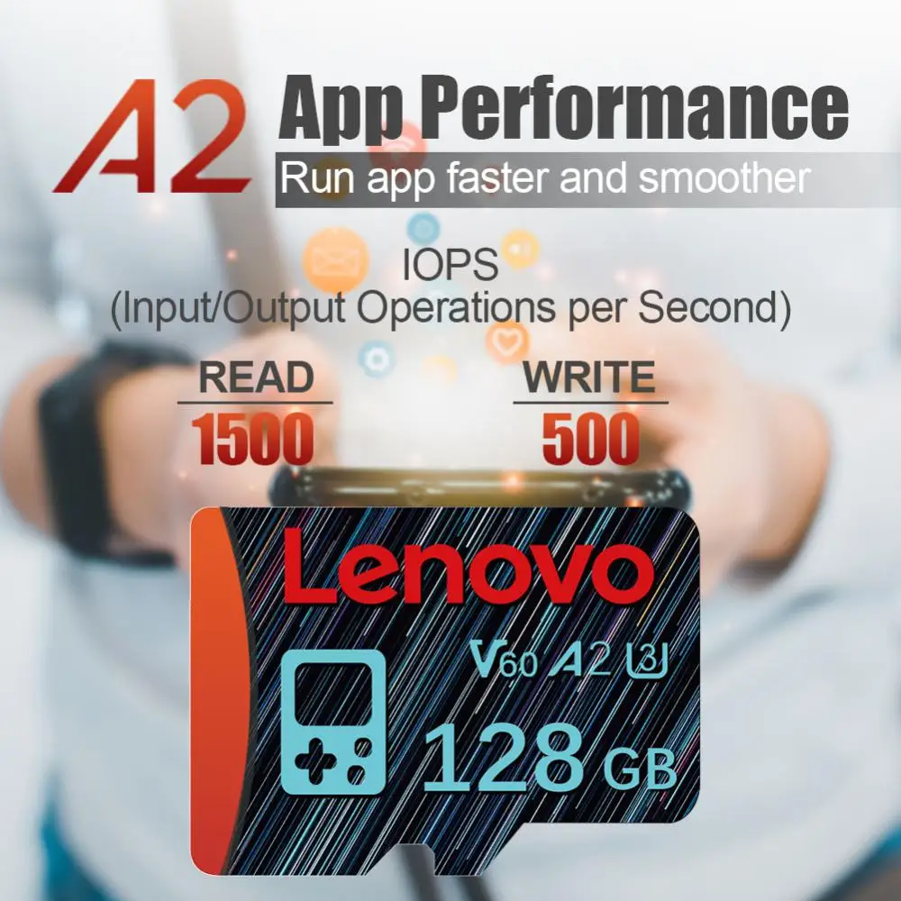 Lenovo 2TB High Speed Memory Card 1TB 512GB 256GB Class 10 Micro TF SD Card 1TB SD Memory Card For Nintendo Switch Phone/Ps4