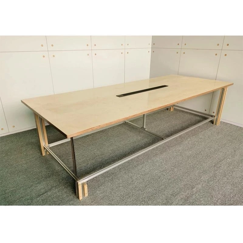 

Simple aluminum profile desk Ocean plate Long table Station tble Company staff Conference Negotiation table Computer