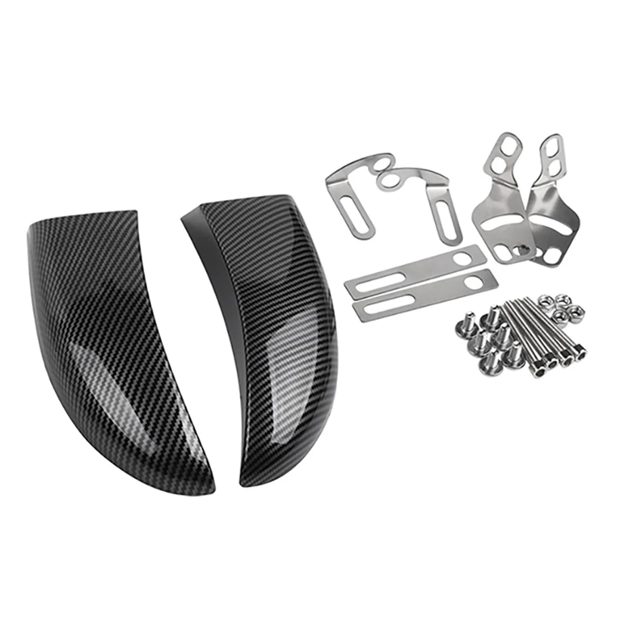 Motorcycle Cooling Duct Deflector Brake Cooling System Duct Caliper Cooling Shroud for Honda Kawasaki Yamaha BMW B