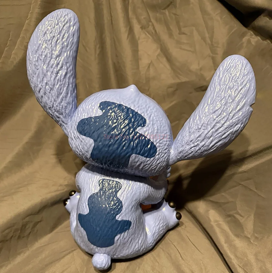 Cartoon Anime Stitch Doll Handheld Popcorn Bucket Ornament Cute Animation Collectible Toy Gift Action Figure Model