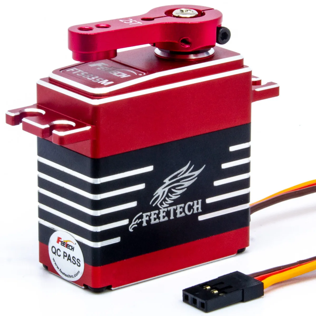 Vendita calda FT5835M Servomotore sterzo 35KG Ad alta velocità Grande coppia 180 gradi RC Auto Baja Barca Robot fai da te Migliori componenti del motore