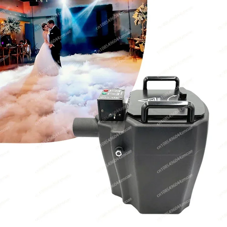 Non-toxic No Smell Dry Ice Cloud Smoke Fog Machine with Smoke Nozzle and Diversion Tube Fogger Low Ground Lying Fog Smoke