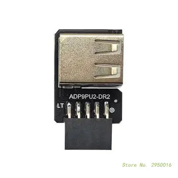 Adaptér USB 2.0 pro základní desku, 9pinový konektor pro základní desku a USB, USB 2.0 A 9pinový samice pro bezdrátovou myš 6 nejlepší prodej Adaptér z 9pinové samice na 15pinovou samici - №6
